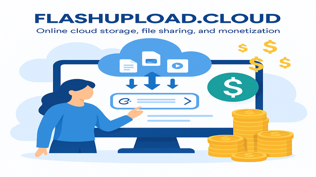 FlashUpload.cloud: Share Your Files and Earn Money